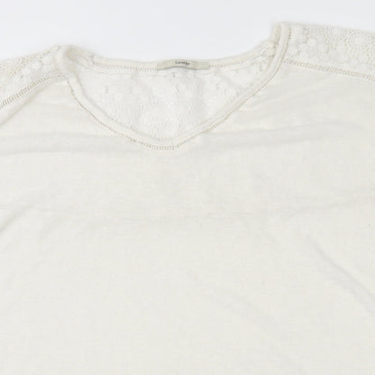 George Womens Ivory   Basic Blouse Size 18