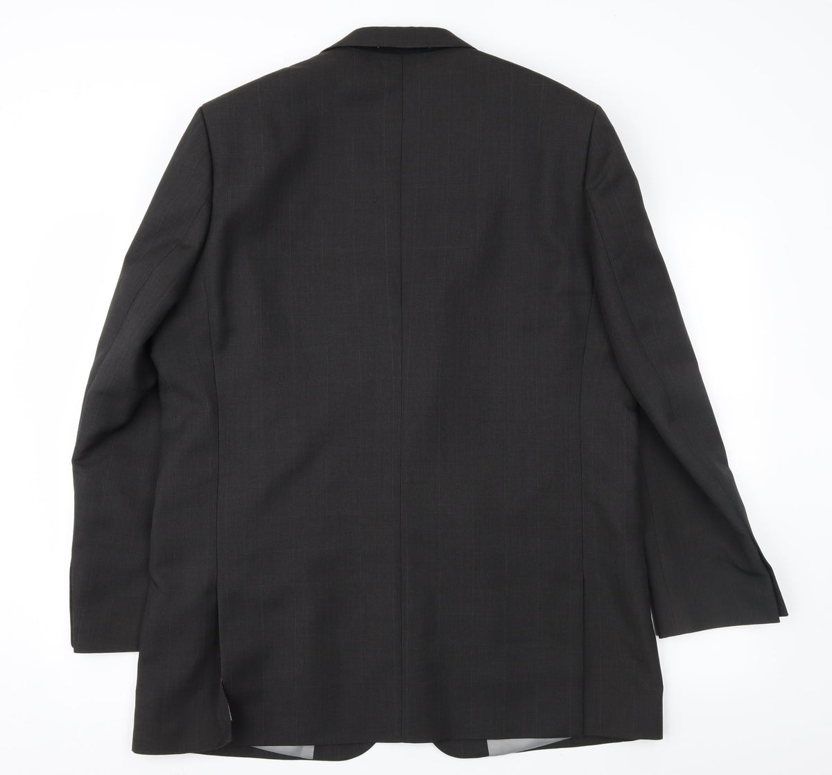 Back view of Hans Kelven men’s grey jacket suit jacket, size 44