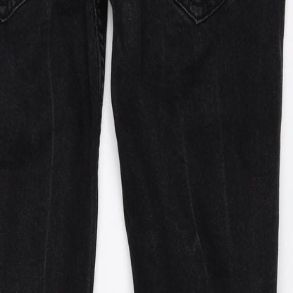Denim & Co. Womens Black  Denim Skinny Jeans Size 10 L27 in