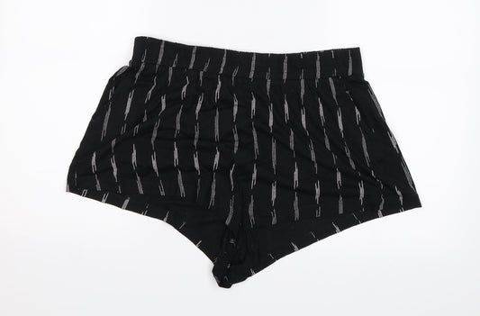 H&M Womens Black   Hot Pants Shorts Size M