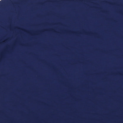 M&Co Girls Blue   Jersey T-Shirt Size 7-8 Years  - Yes, girls can