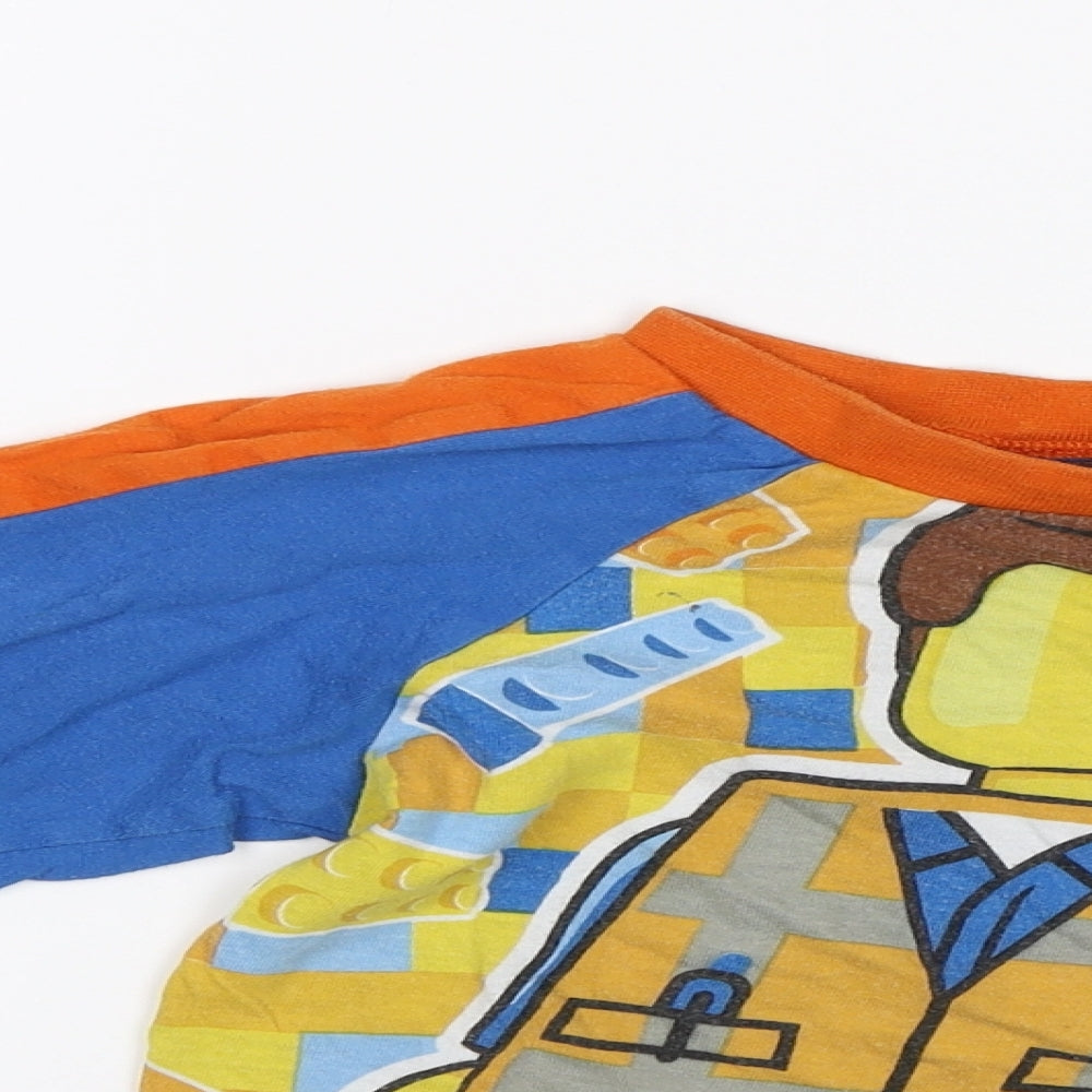 Character.com Boys Blue   Jersey T-Shirt Size 3-4 Years  - Lego Movie