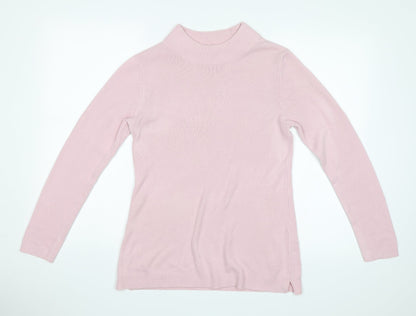 Additional front view of Papaya women’s pink jumper, size UK 12