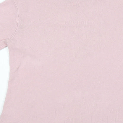 Brand and care label for Papaya women’s pink jumper, size UK 12
