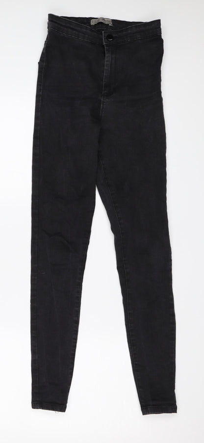 Denim & Co. Womens Black  Denim Skinny Jeans Size 10 L28 in
