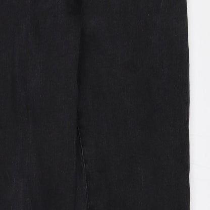 Denim & Co. Womens Black  Denim Skinny Jeans Size 10 L28 in
