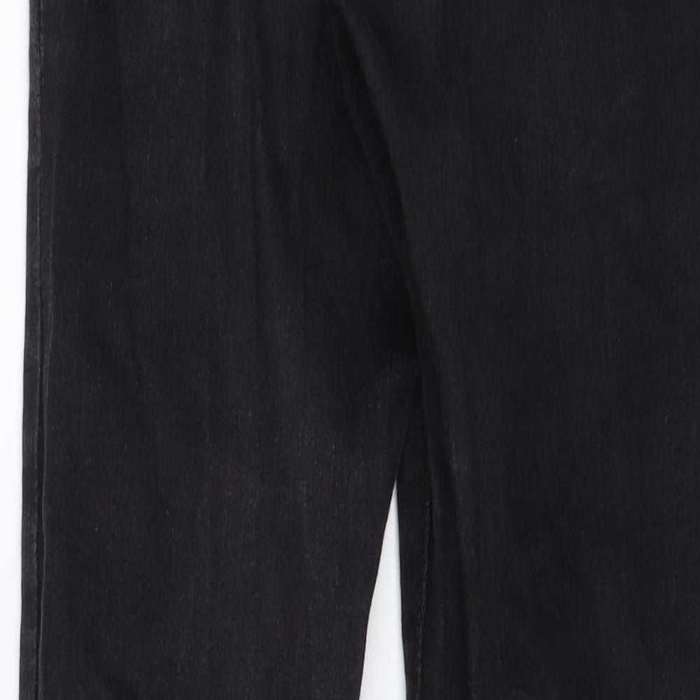 Denim & Co. Womens Black  Denim Skinny Jeans Size 10 L28 in