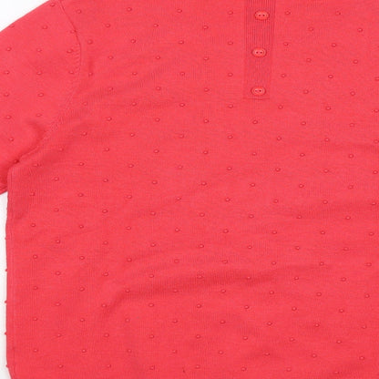Hepburn Womens Pink   Pullover Jumper Size S