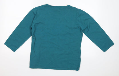 Casamia Womens Blue   Pullover Jumper Size S