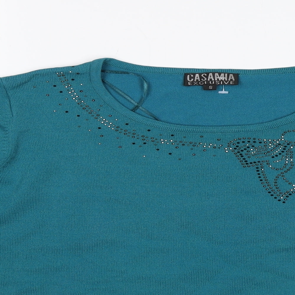 Casamia Womens Blue   Pullover Jumper Size S