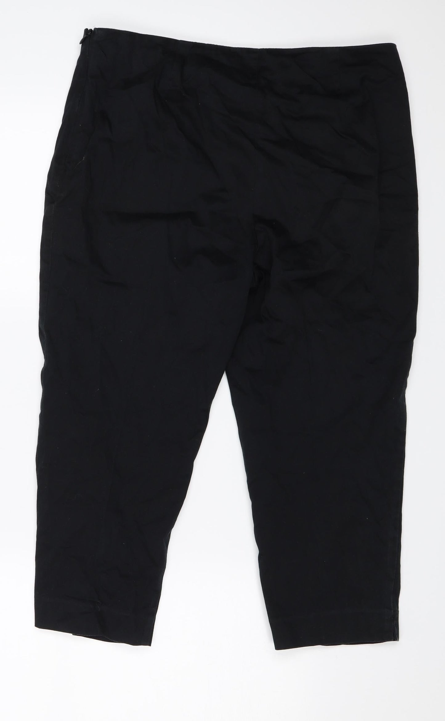 Womens UK Size 14 Marks & Spencer Regular Fit  Black Trousers