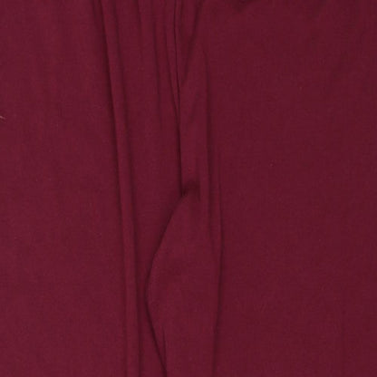 Womens UK Size L Bonmarché Regular Fit  Red Trousers