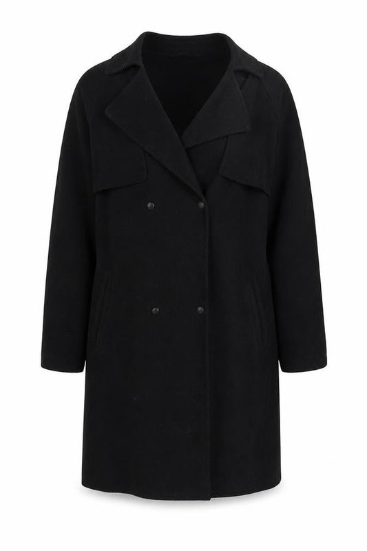Front view of Atmosphere women’s black jacket, size UK 12
