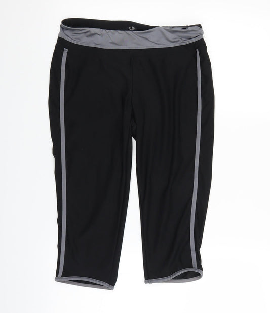 Athletic Works Womens Black   Biker Shorts Size M