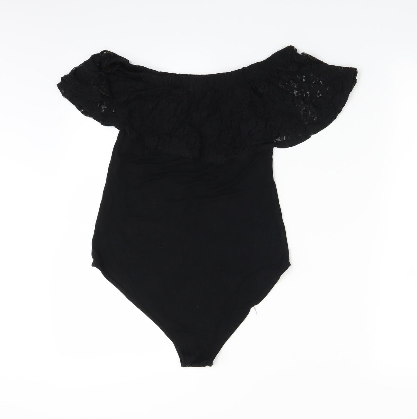 Select Womens Black   Bodysuit One-Piece Size 12