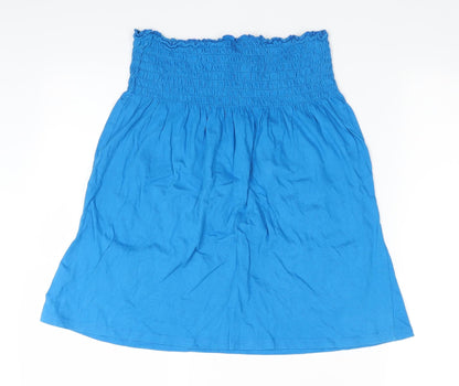 Womens UK Size 14 Atmosphere Blue Basic Blouse