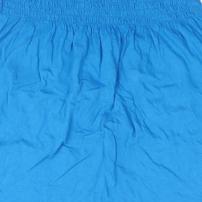 Womens UK Size 14 Atmosphere Blue Basic Blouse
