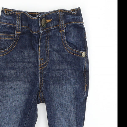 F&F Baby Blue  Denim Capri Trousers Size 0-3 Months
