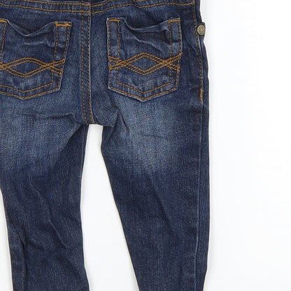 F&F Baby Blue  Denim Capri Trousers Size 0-3 Months