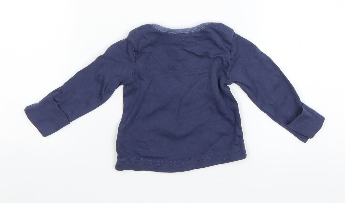 George Baby Blue   Basic T-Shirt Size 0-3 Months  - Winnie the Pooh