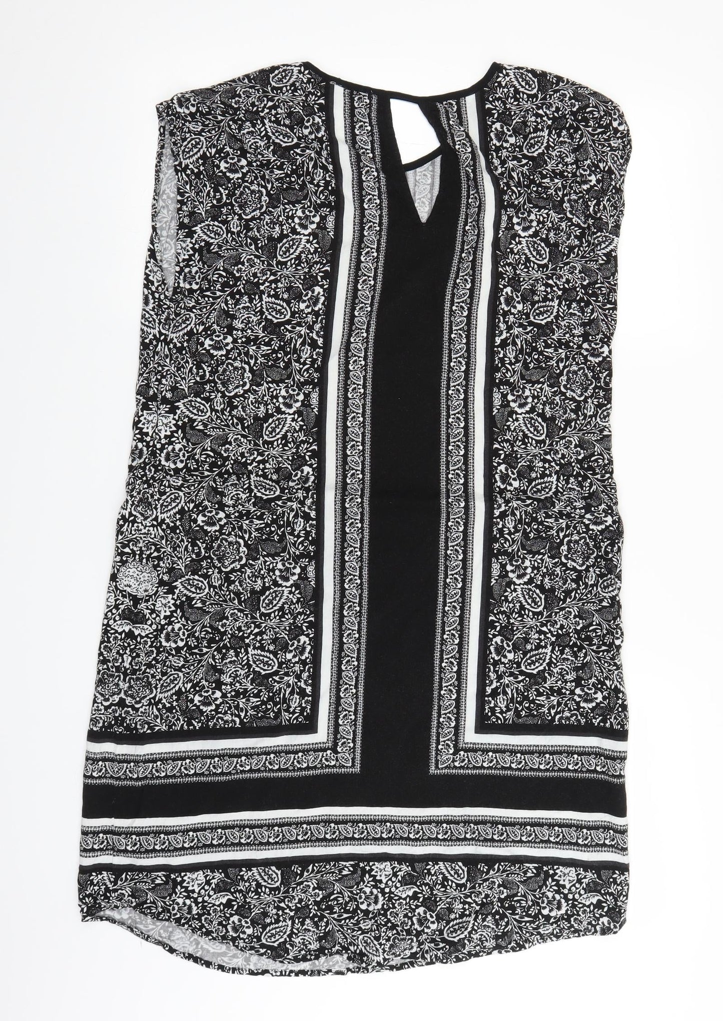 Target Womens Black Floral  Pencil Dress  Size 14