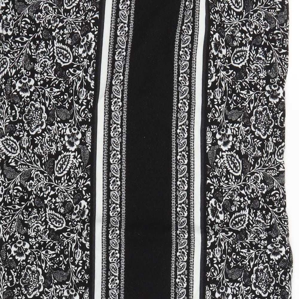 Target Womens Black Floral  Pencil Dress  Size 14