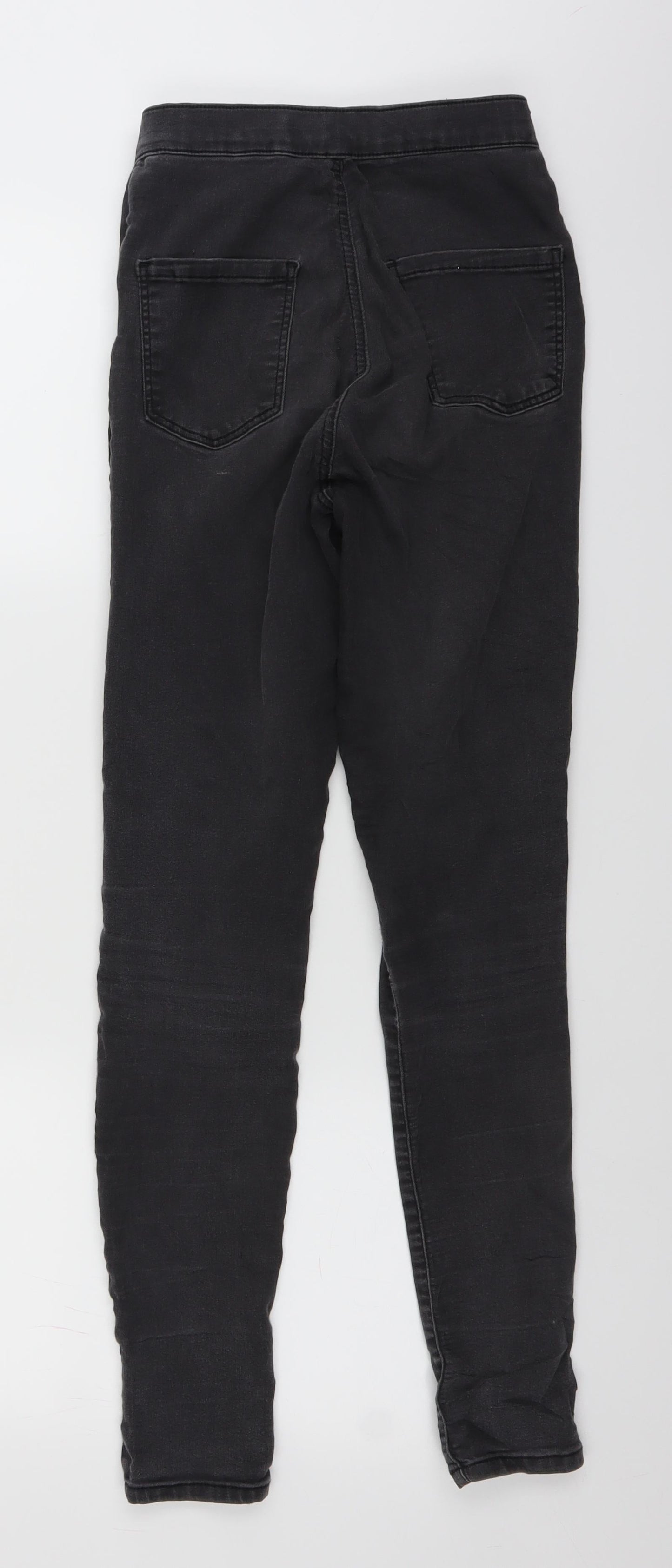 Topshop Womens Grey  Denim Jegging Jeans Size 28 in L27 in