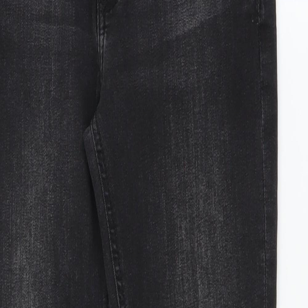 Primark Womens Black  Denim Skinny Jeans Size 8 L27 in