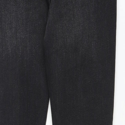 Primark Womens Black  Denim Skinny Jeans Size 8 L27 in
