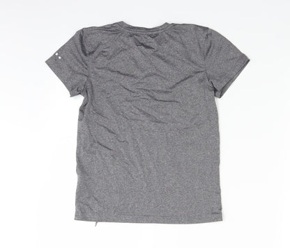 Souluxe Girls Grey   Basic T-Shirt Size 8-9 Years