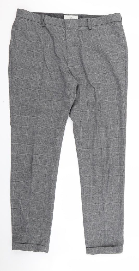 nect Mens Grey   Trousers  Size 34 L26 in - v