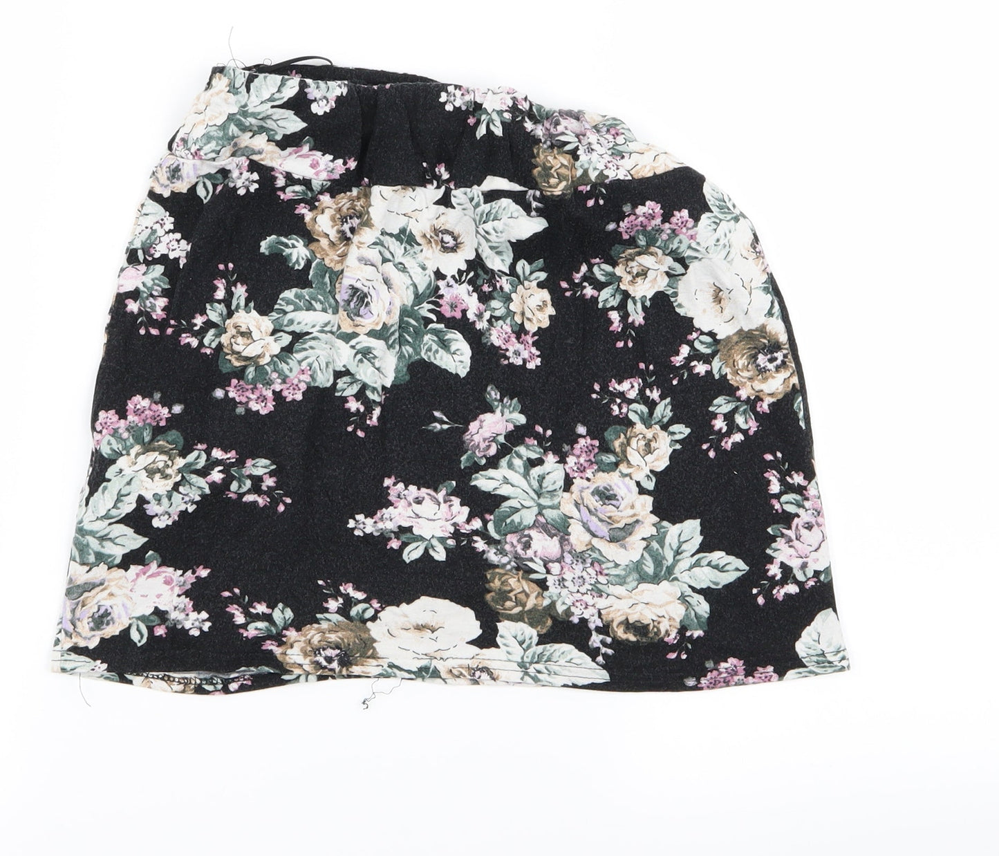 New Look Womens Black Floral  Straight & Pencil Set Size 10