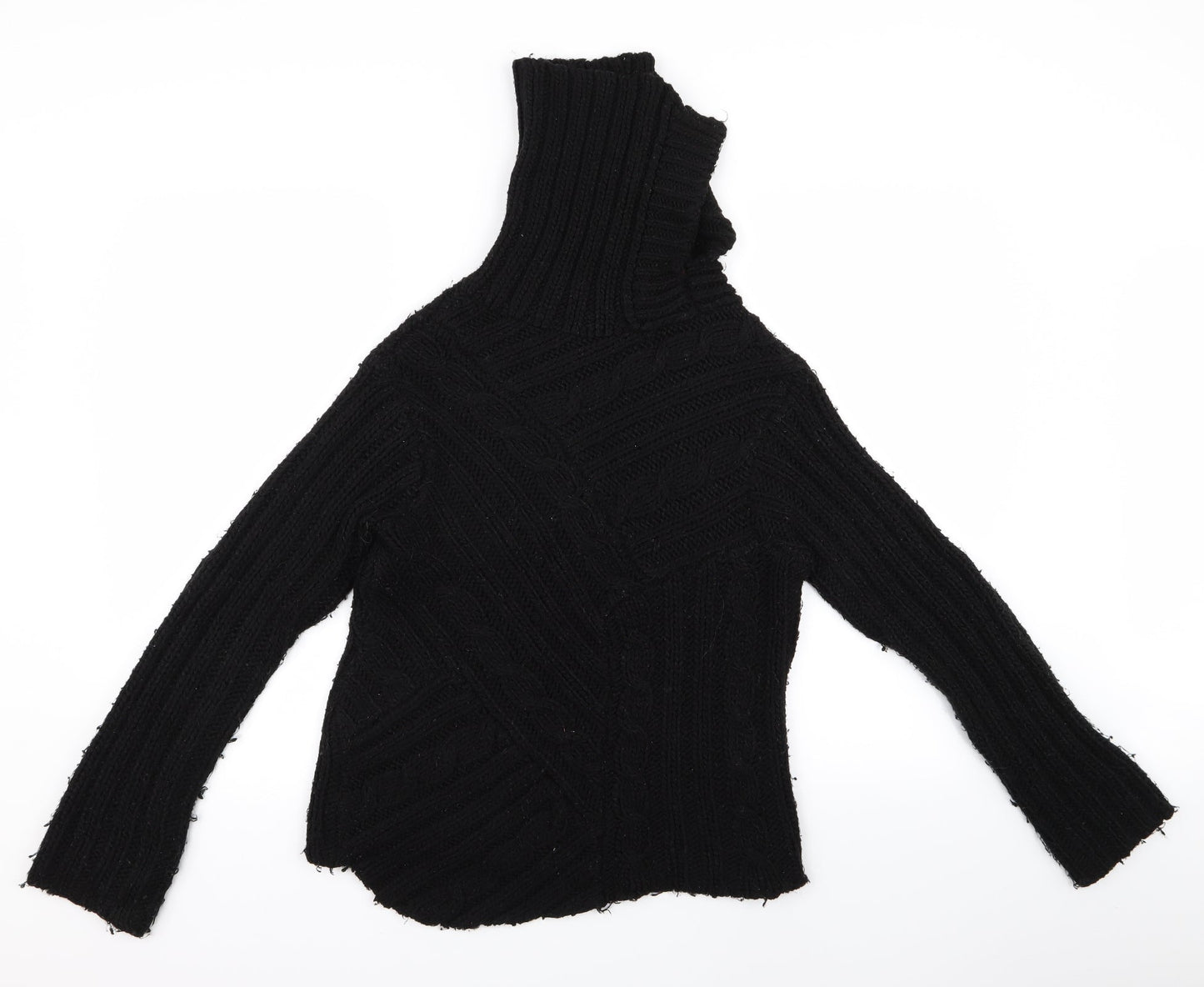 prewovbla Womens Black   Pullover Jumper Size M