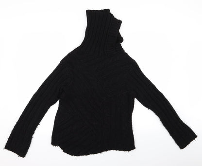 prewovbla Womens Black   Pullover Jumper Size M