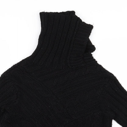 prewovbla Womens Black   Pullover Jumper Size M