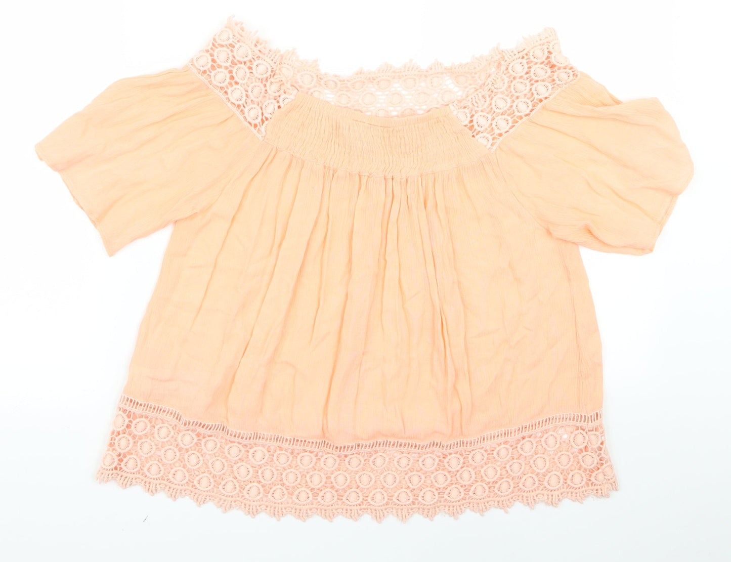 Miss Selfridge Womens Pink   Basic Blouse Size 10