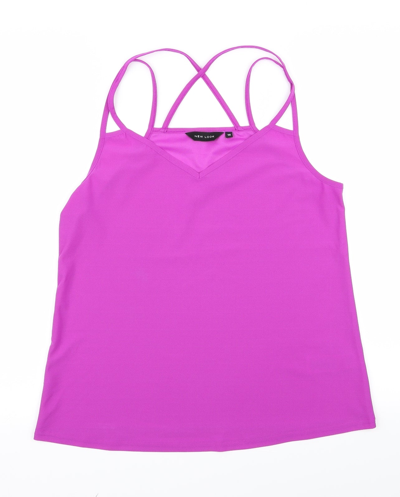 New Look Womens Pink   Basic Tank Size 10