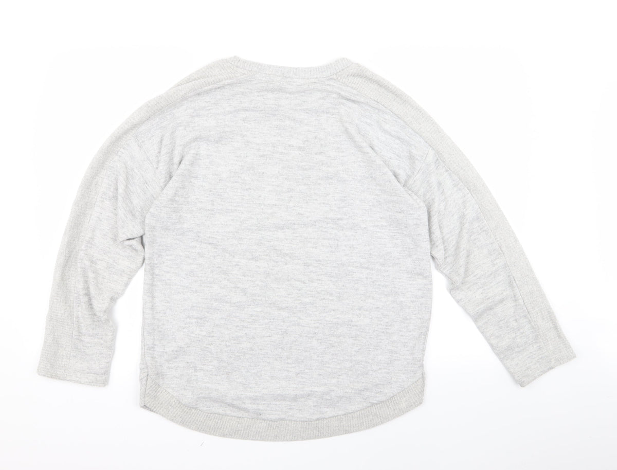 Back view of pul men’s grey jumper, size M