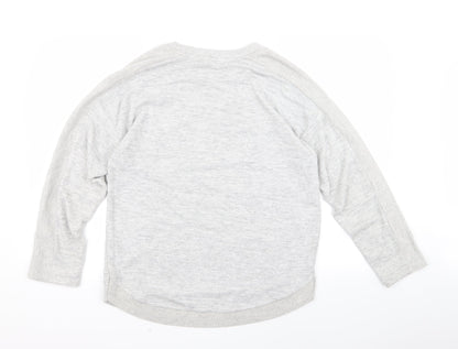 Back view of pul men’s grey jumper, size M