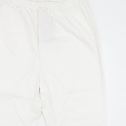 Simply Be Womens White   Bootcut Jeans Size 34 L20.5 in