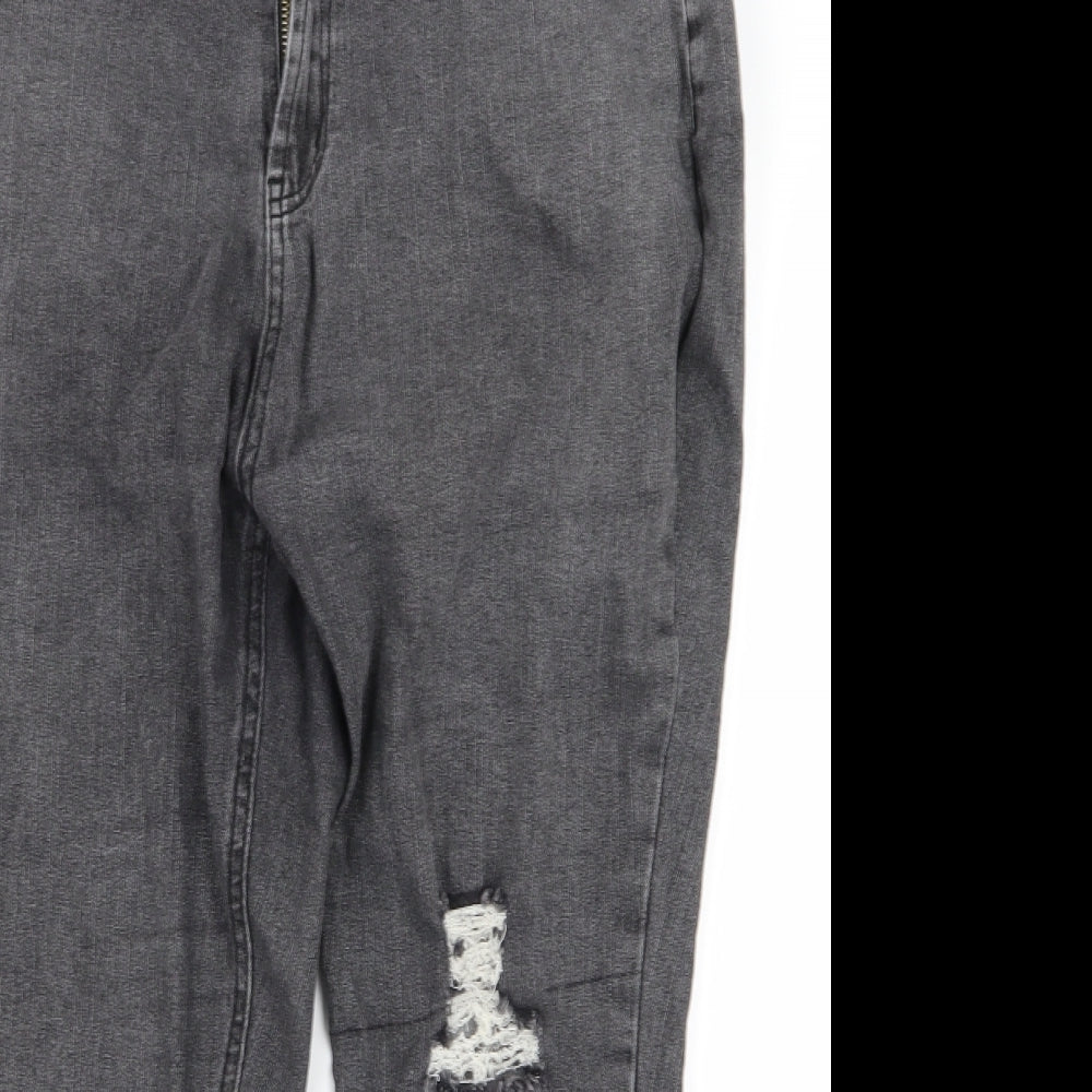 SHE IN Womens Grey   Bootcut Jeans Size XL L20 in