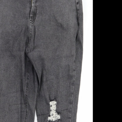SHE IN Womens Grey   Bootcut Jeans Size XL L20 in