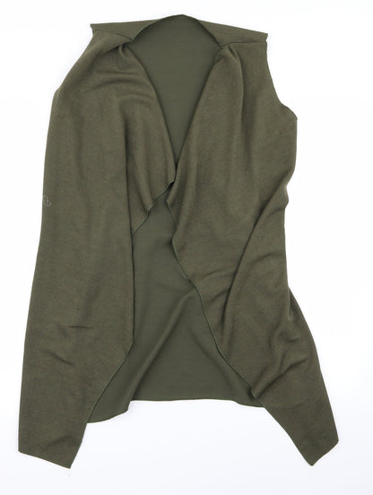 Womens UK Size L Preworn Green Basic Blouse