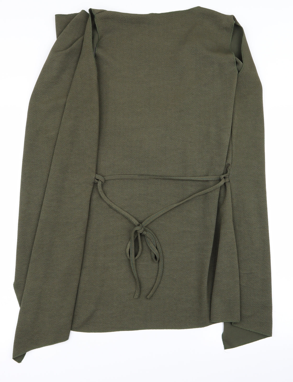 Womens UK Size L Preworn Green Basic Blouse