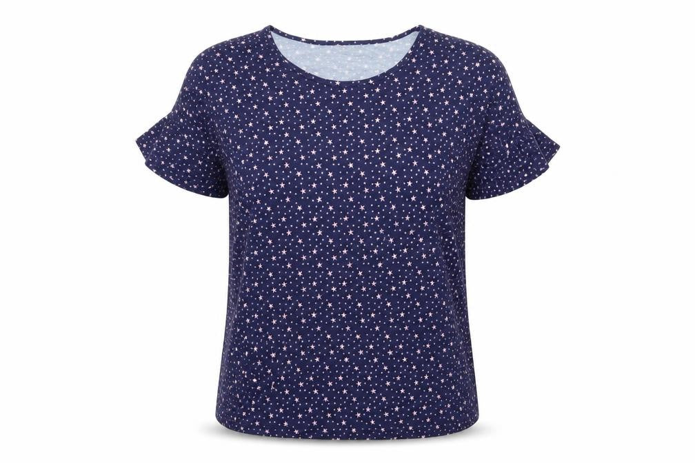 Womens UK Size 12 Preworn Blue Basic Blouse