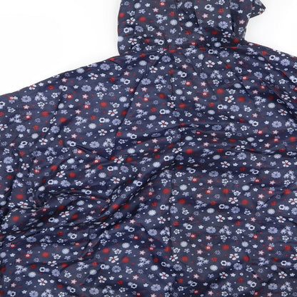 pro climate Womens Beige Floral  Windbreaker Coat Size S