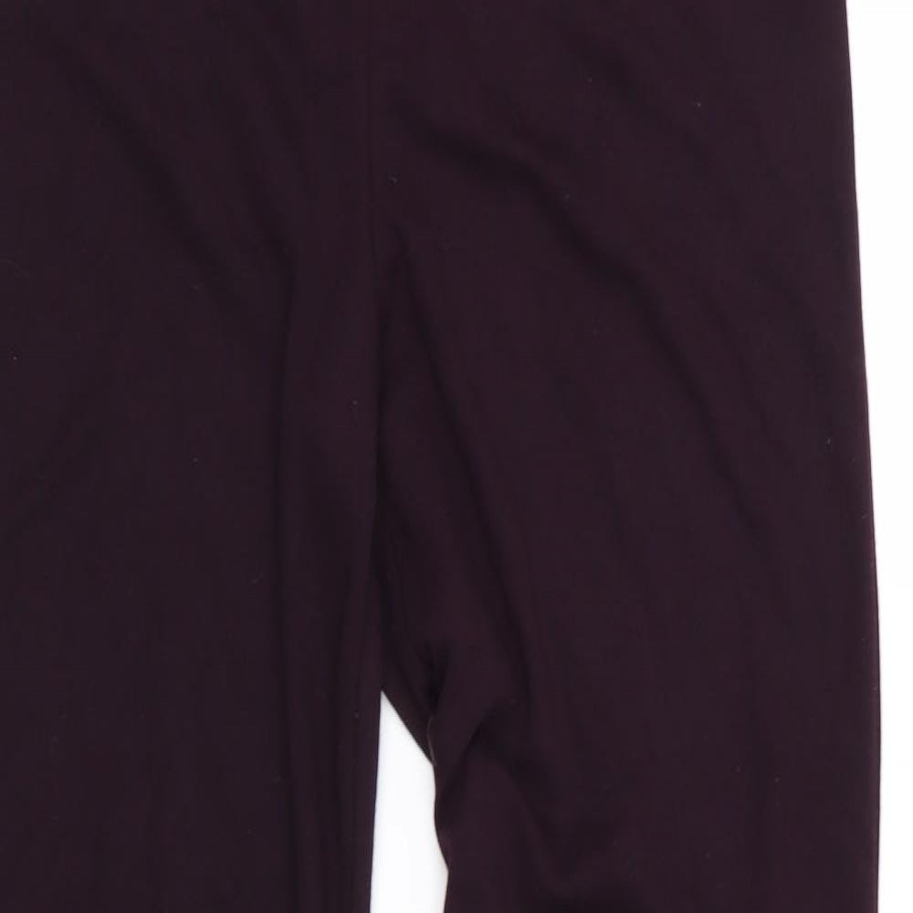 TU Womens Red   Trousers  Size 14 L26 in