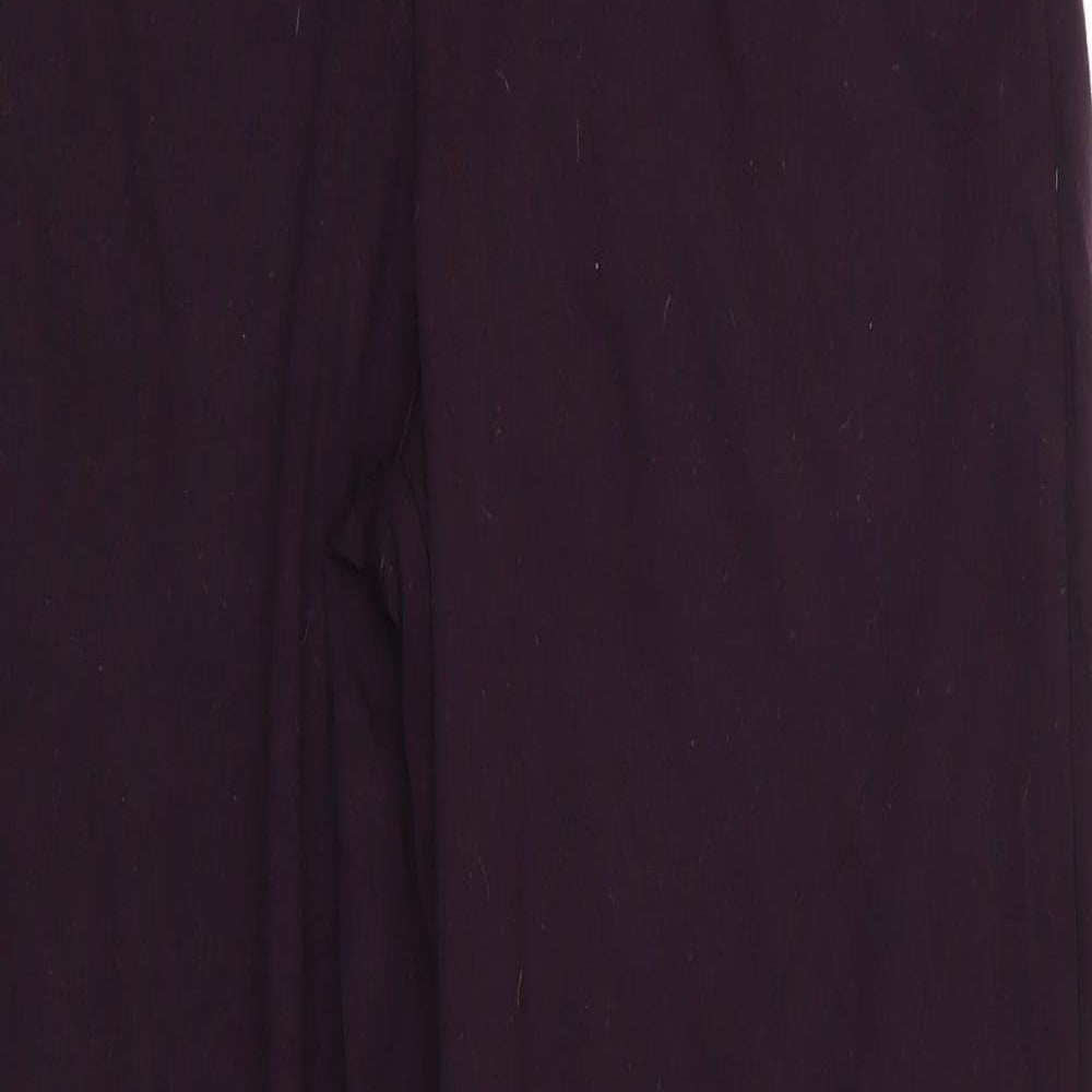 TU Womens Purple   Trousers  Size 14 L26 in