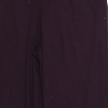 TU Womens Purple   Trousers  Size 14 L26 in