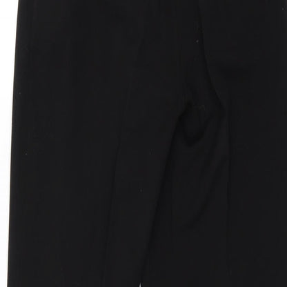 Womens UK Size 16 Preworn Regular Fit  Black Trousers